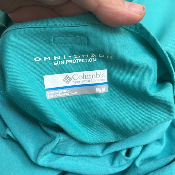 NWT Columbia Omi-Shade Sun Protection Zephyr Aqua Heights Dress Sz M - Picture 6 of 8